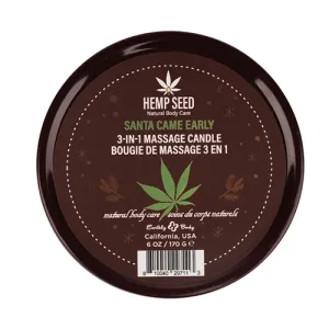 Crafted Earthly Body 3 In 1 Massage Candle — Santa Came Early (6 oz)