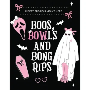 Halloween Boos Greeting Card With Matchbook KushKard Today Only