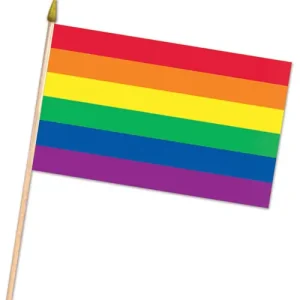 Professional Grade Rainbow Fabric Flag