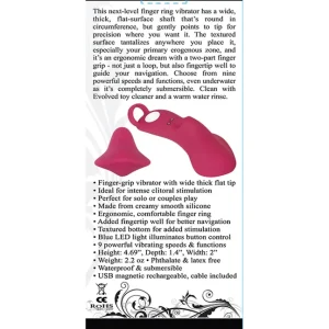 Save Now Evolved Frisky Finger Rechargeable Bullet - Burgundy