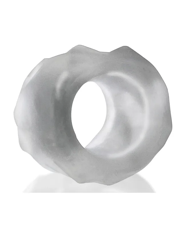 Hunky Junk Fractal Ballstretcher - Clear Ice Hassle-Free Returns