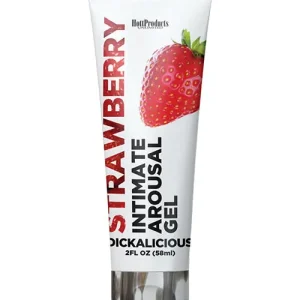Hassle-Free Returns Dickalicious Penis Arousal Gel 2 oz - Strawberry