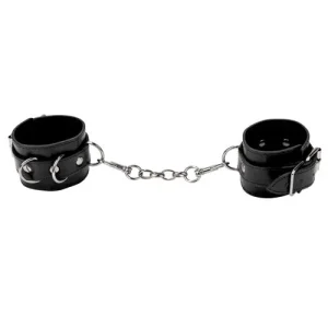Next Day Delivery Shots Ouch Leather Cuffs - Black
