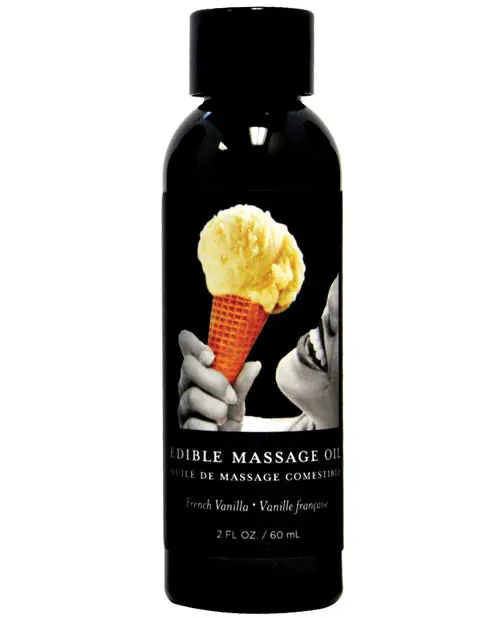 Earthly Body Edible Massage Oil - 2 oz French Vanilla Best Price