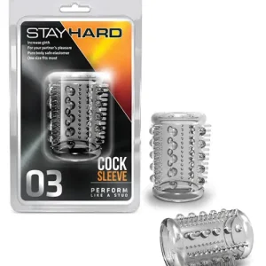 Blush Stay Hard Cock Sleeve 03 - Clear Crafted