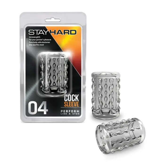 Last Chance Blush Stay Hard Cock Sleeve 04 - Clear