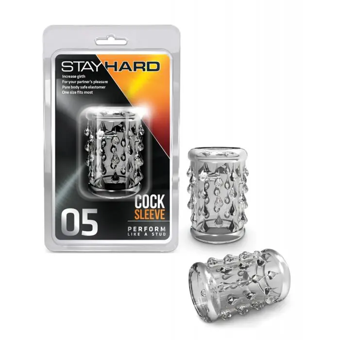 Trusted Brand Blush Stay Hard Cock Sleeve 05 - Clear