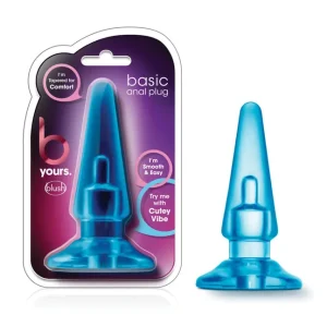 Get Yours Blush B Yours Basic Anal Plug - Blue