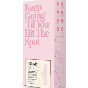 Handmade Blush Jaymie Rabbit Vibrator - Pink