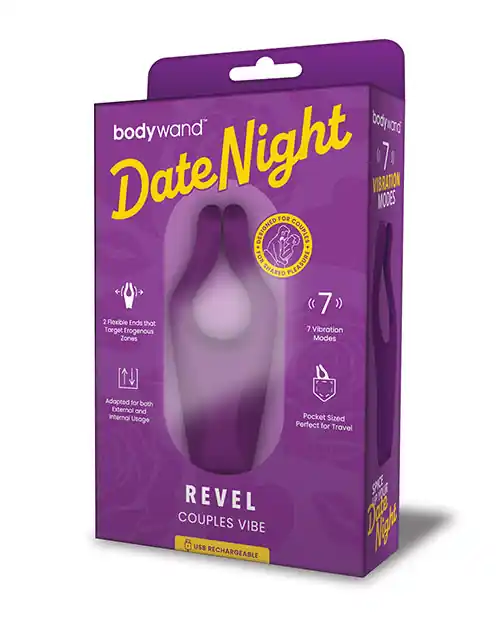 Price Drop Xgen Bodywand Date Night Revel Couples Vibe - Purple