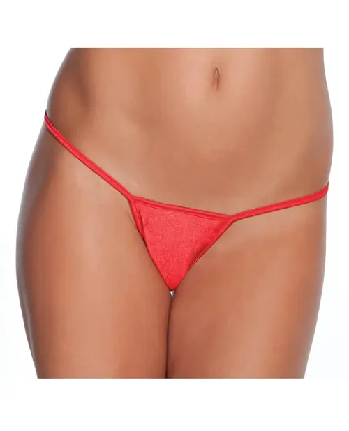 Low Rise Lycra G-String Red XL Best Seller