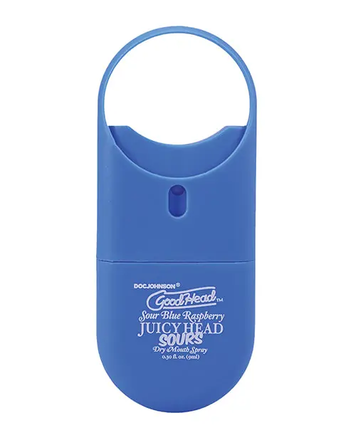 Hassle-Free Returns GoodHead Juicy Head Dry Mouth Spray To-Go - .30 oz Sour Blue Raspberry