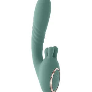Order Now Evolved Thrust into Ecstasy Thrusting Rabbit Vibrator - Mint