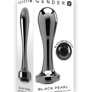 Gender X Black Pearl Plug - Black Free Returns