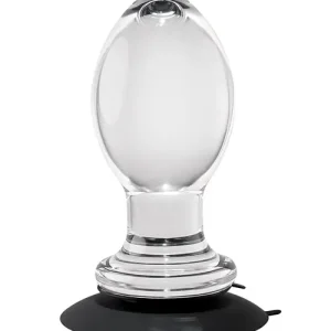 Express Delivery Gender X Crystal Ball Plug w/Suction Cup - Clear