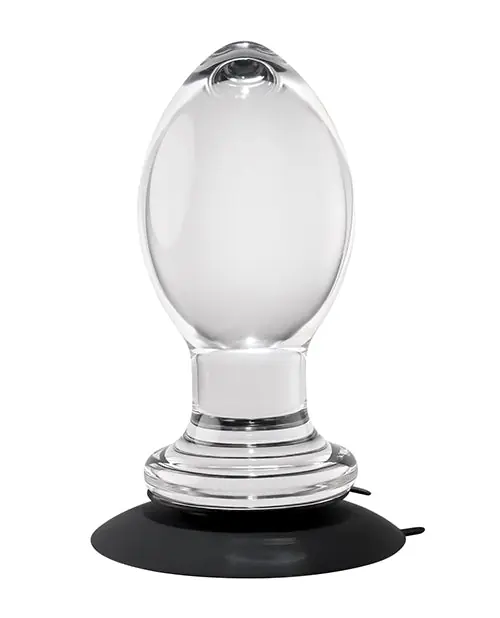 Express Delivery Gender X Crystal Ball Plug w/Suction Cup - Clear