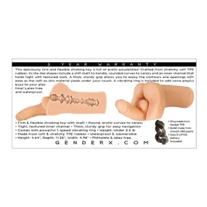 Gender X Backdoor Bash Stroker - Light Instant Buy
