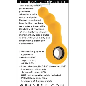 Seasonal Sale Gender X Bumble Angled Plug - Yellow