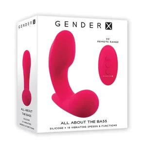 Big Sale Gender X All About the Bass Curved Stimulator w/Remote Control - Pink
