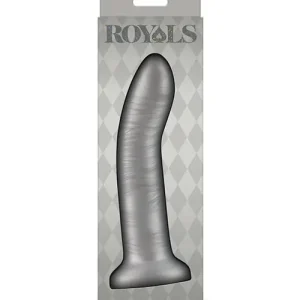 Royals 7" Charlie Curved Dildo - Metallic Champagne Hot Deal