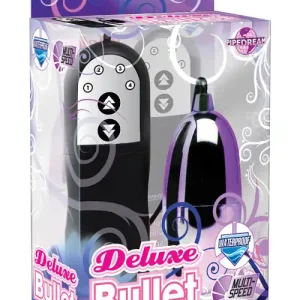 Deluxe Bullet Waterproof Vibe - Mutli-speed Purple Professional Grade